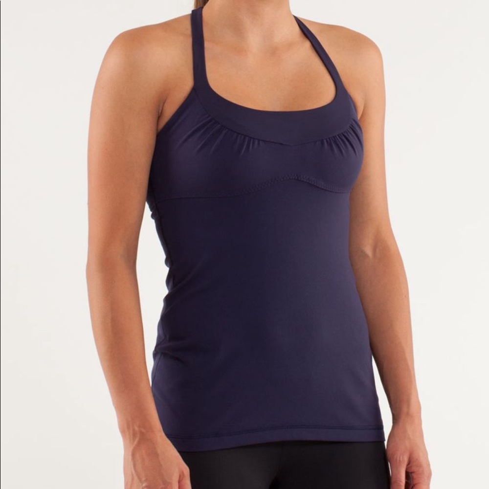 Lululemon Scoop Me Up Tank in Deep Indigo